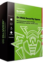 Dr.Web Security Space. Продление (1 ПК + 1 моб. устр./ 2 года)